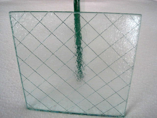 Wired glass